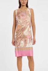 Ana Alcazar Jurk Kort Paisley RH Stenen Beige Roze
