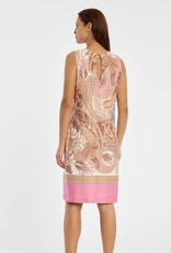 Ana Alcazar Jurk Kort Paisley RH Stenen Beige Roze