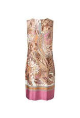Ana Alcazar Jurk Kort Paisley RH Stenen Beige Roze