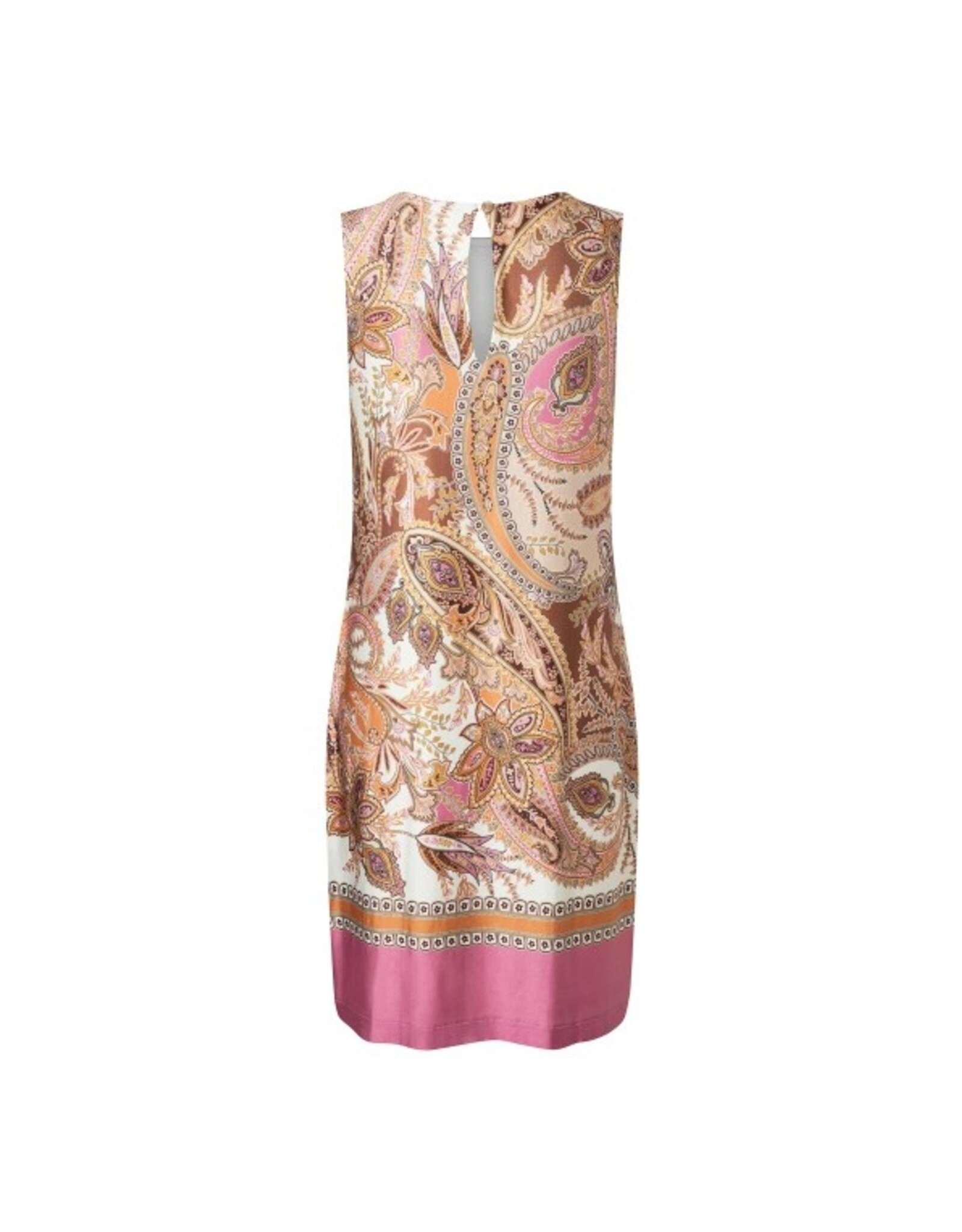 Ana Alcazar Jurk Kort Paisley RH Stenen Beige Roze