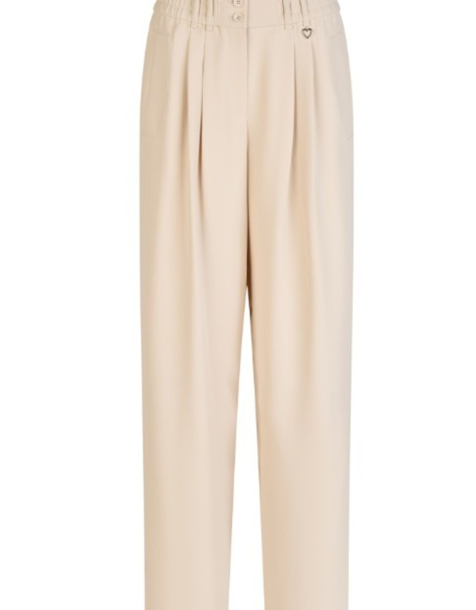 Marc Aurel Pantalon Wijd Elastic Band Cream