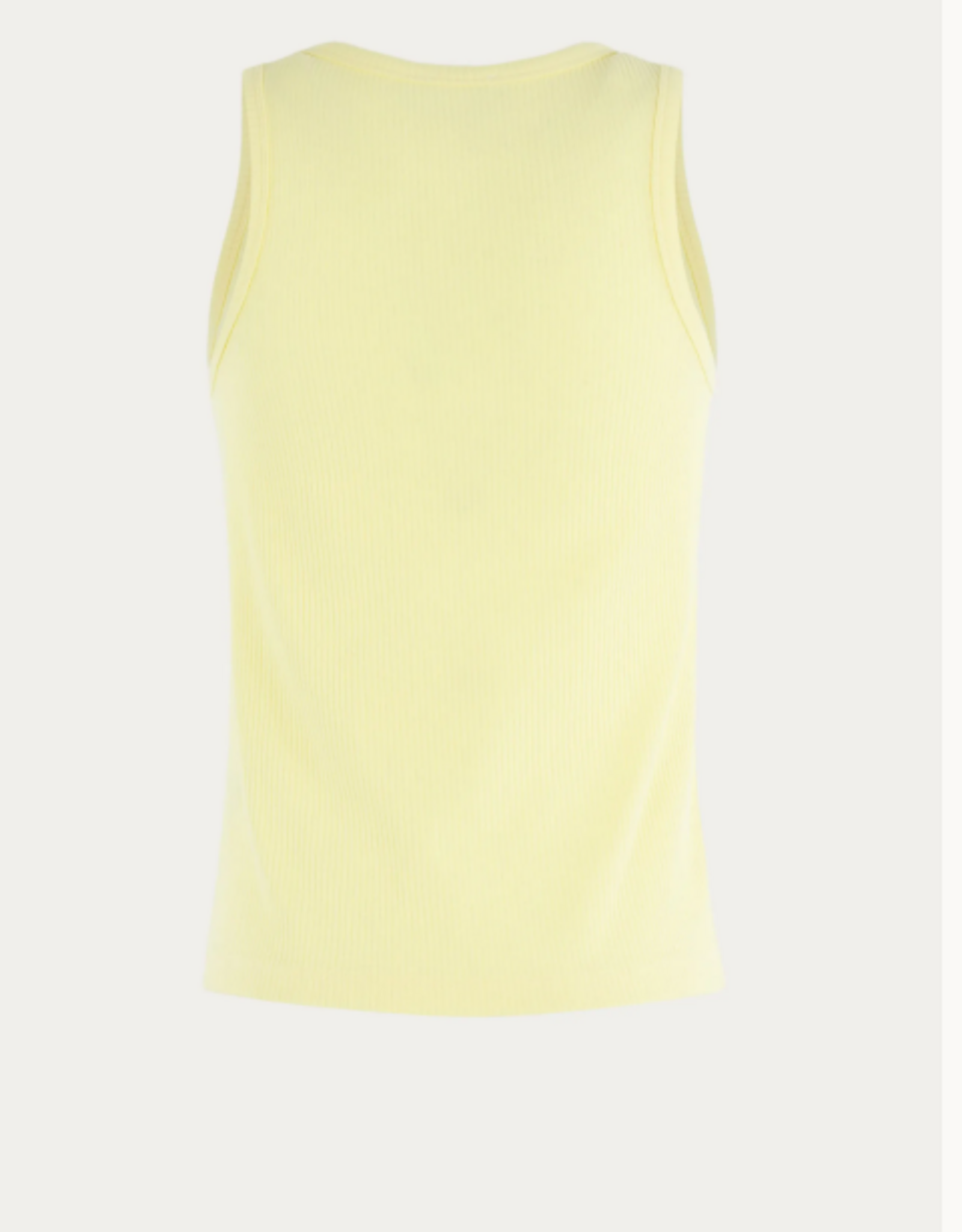 Bellamy Zouko Top Ribbel Pastel Yellow
