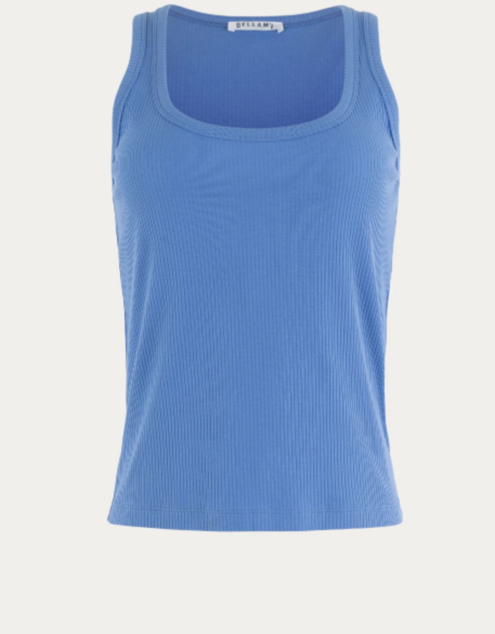 Bellamy Zouko Top Ribbel Harbour Blue Solid