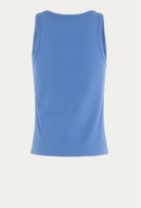 Bellamy Zouko Top Ribbel Harbour Blue Solid