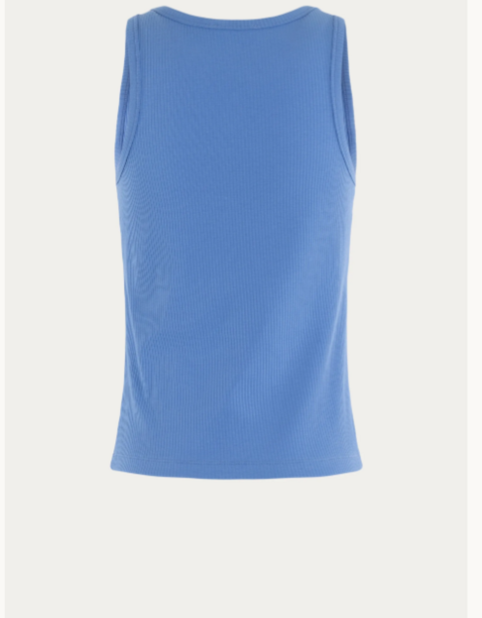 Bellamy Zouko Top Ribbel Harbour Blue Solid