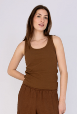 Bellamy Zouko Top Ribbel Brown