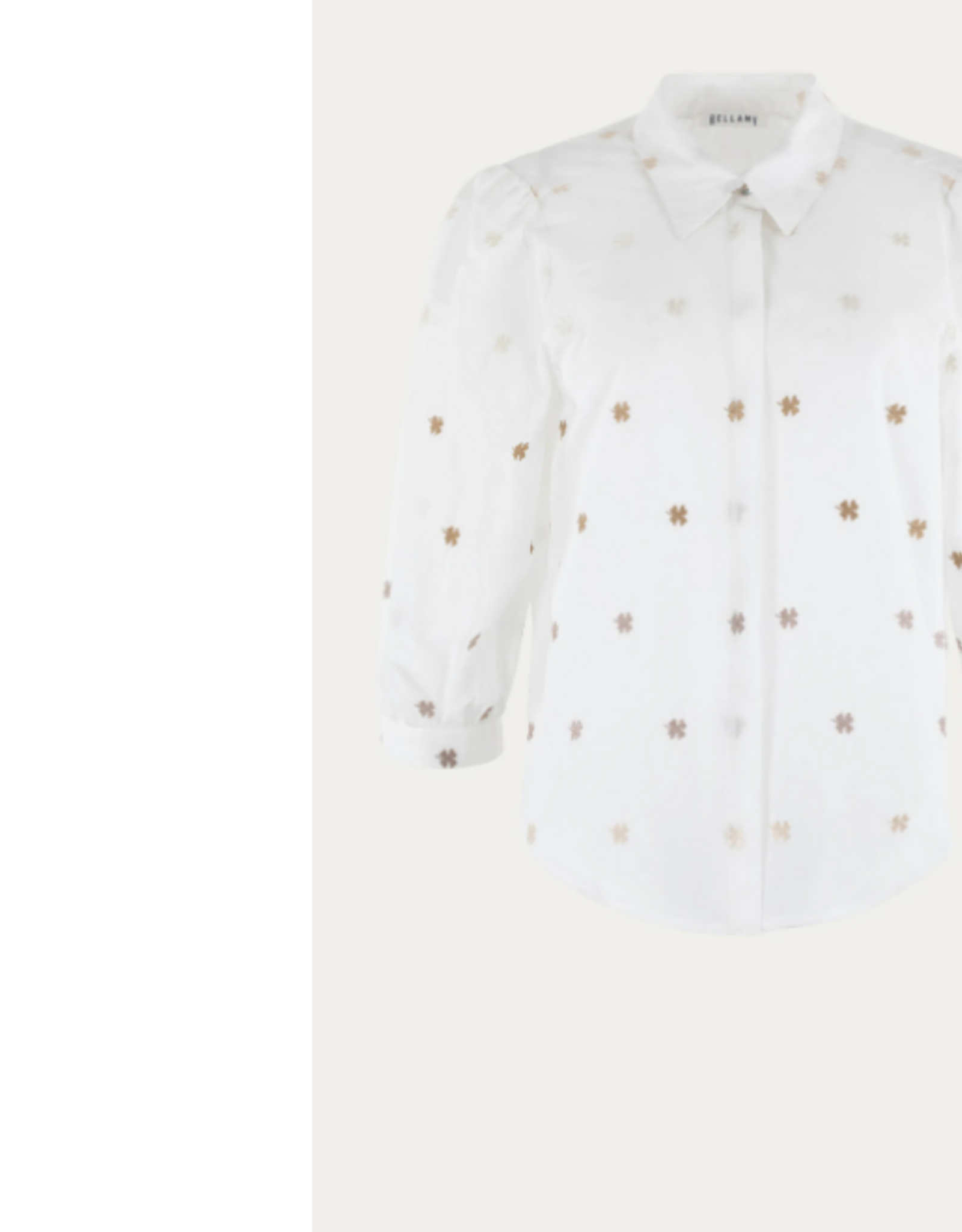 Bellamy Billie Blouse Bloem Design Sand Wit