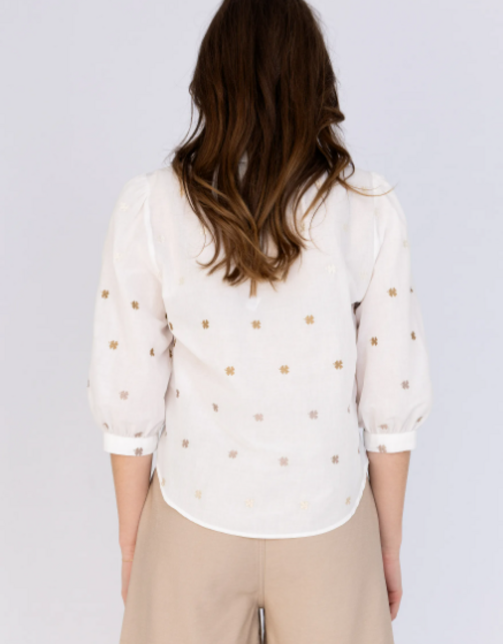 Bellamy Billie Blouse Bloem Design Sand Wit