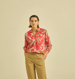 Maria Bellentani Blouse Coraal Print Fresca