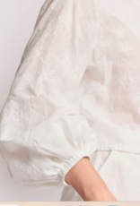 Kocca Blouse Jasje Norge RH Borduur  Bloem Wit