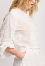 Kocca Blouse Jasje Norge RH Borduur  Bloem Wit