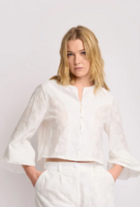 Kocca Blouse Jasje Norge RH Borduur  Bloem Wit