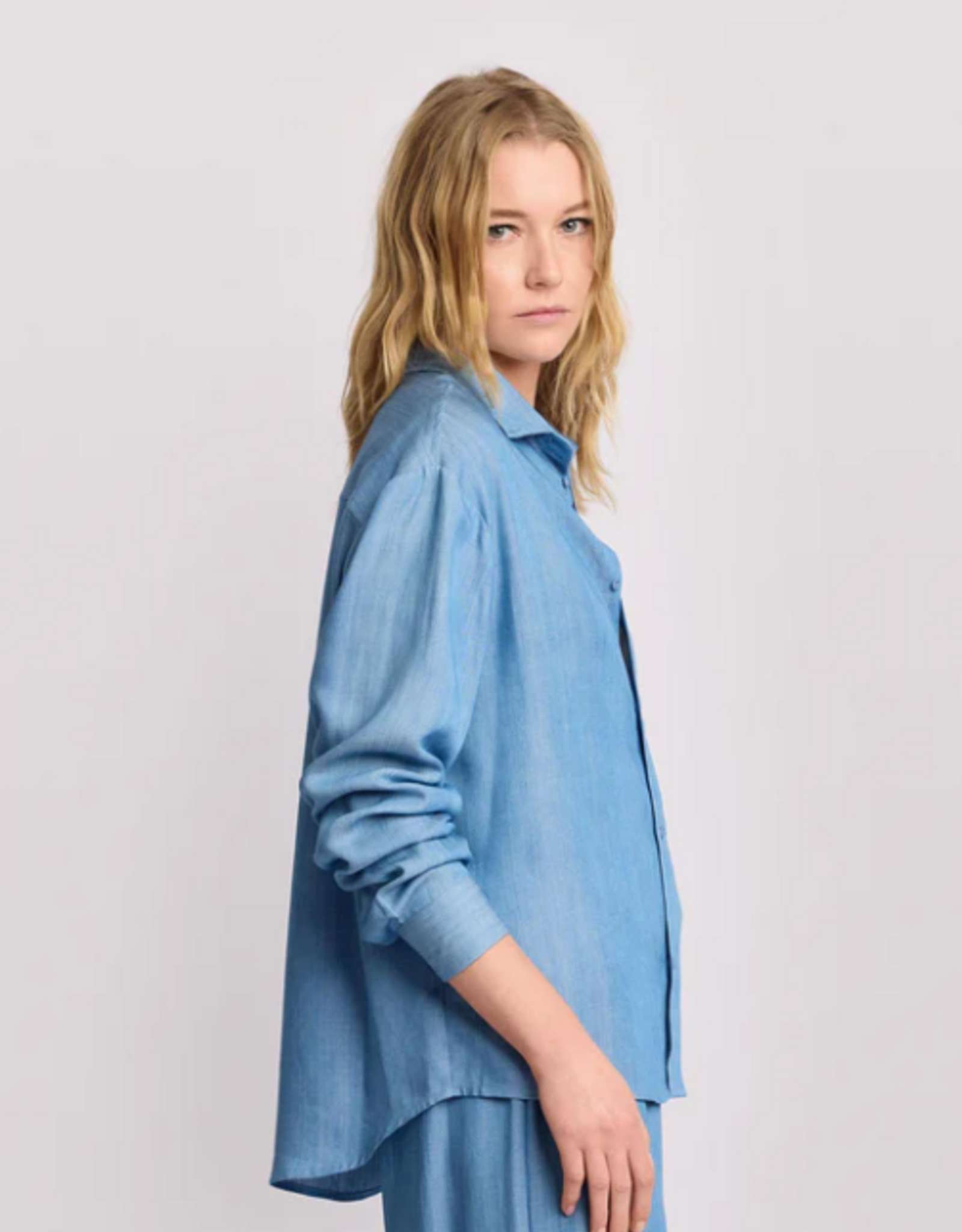 Kocca Jeansblouse Arnaldo Indigo