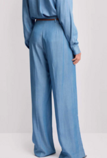 Kocca Pantalon Metel  Wijd Indigo