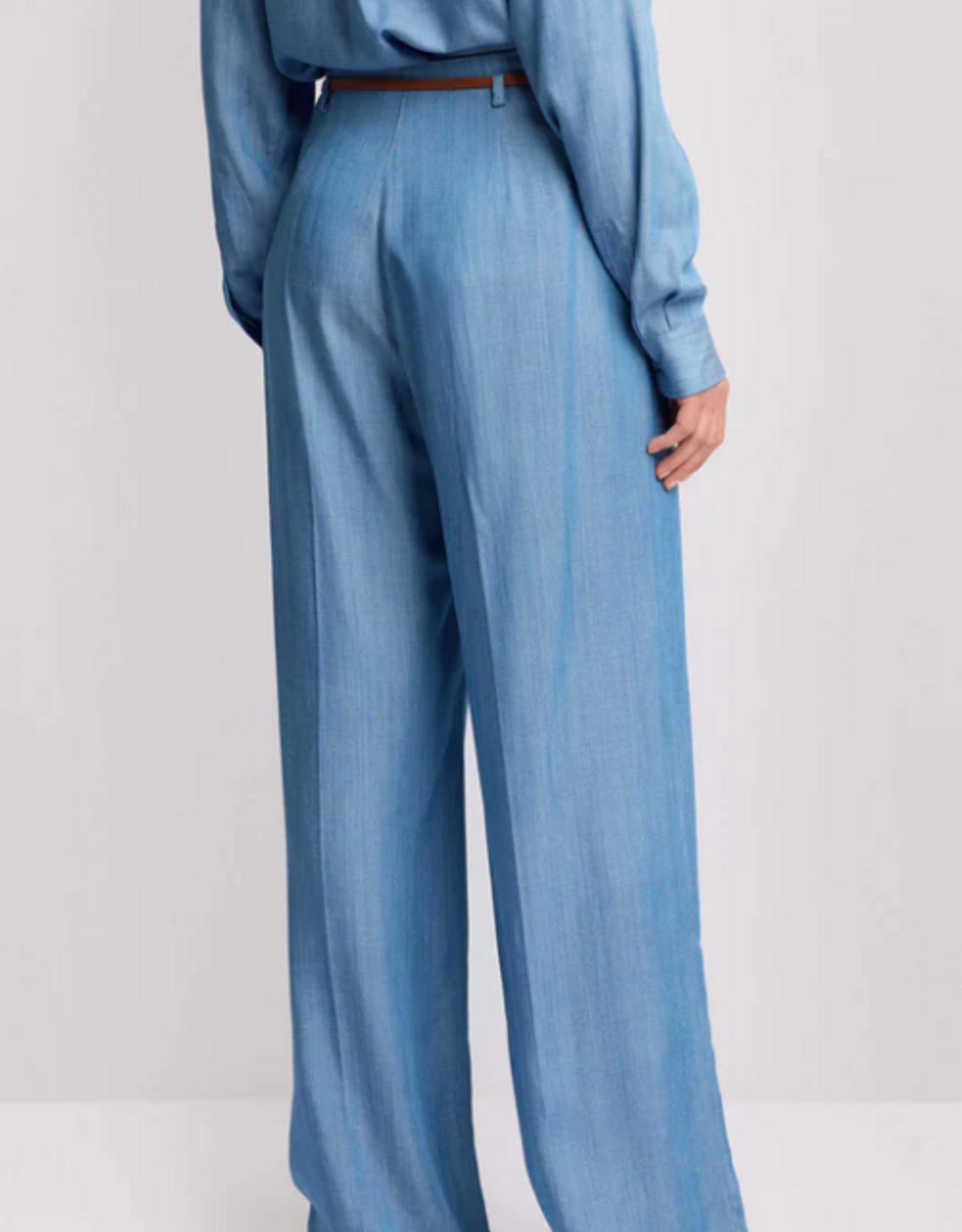 Kocca Pantalon Metel  Wijd Indigo