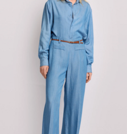 Kocca Pantalon Metel  Wijd Indigo