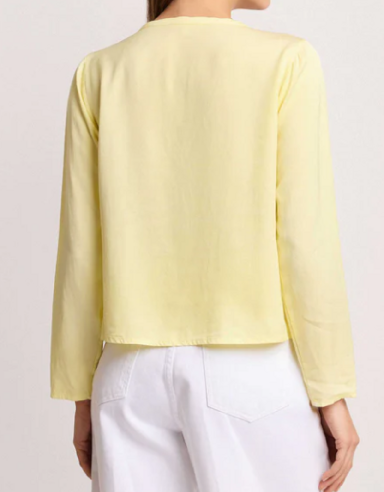 Kocca Blouse Laruanda V-Hals Geel