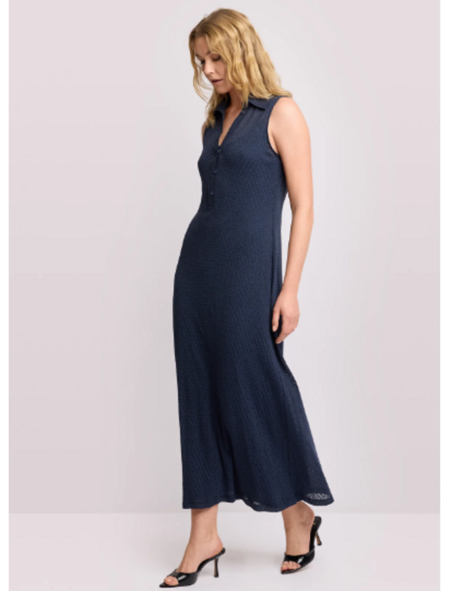 Kocca Polojurk Dulcis Mouwloos Gebreid Zwart