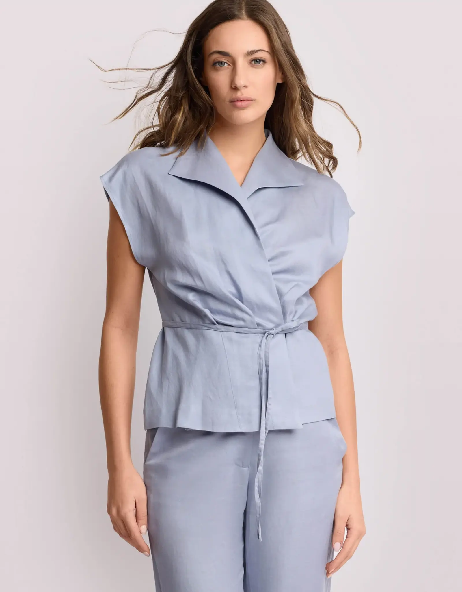 Kocca Blouse/Gilet Domma Azzurro Lavendel