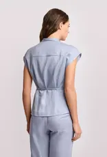 Kocca Blouse/Gilet Domma Azzurro Lavendel