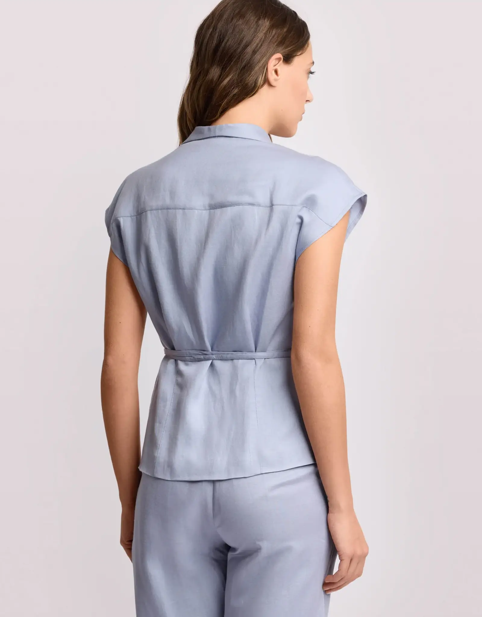 Kocca Blouse/Gilet Domma Azzurro Lavendel