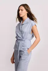 Kocca Blouse/Gilet Domma Azzurro Lavendel