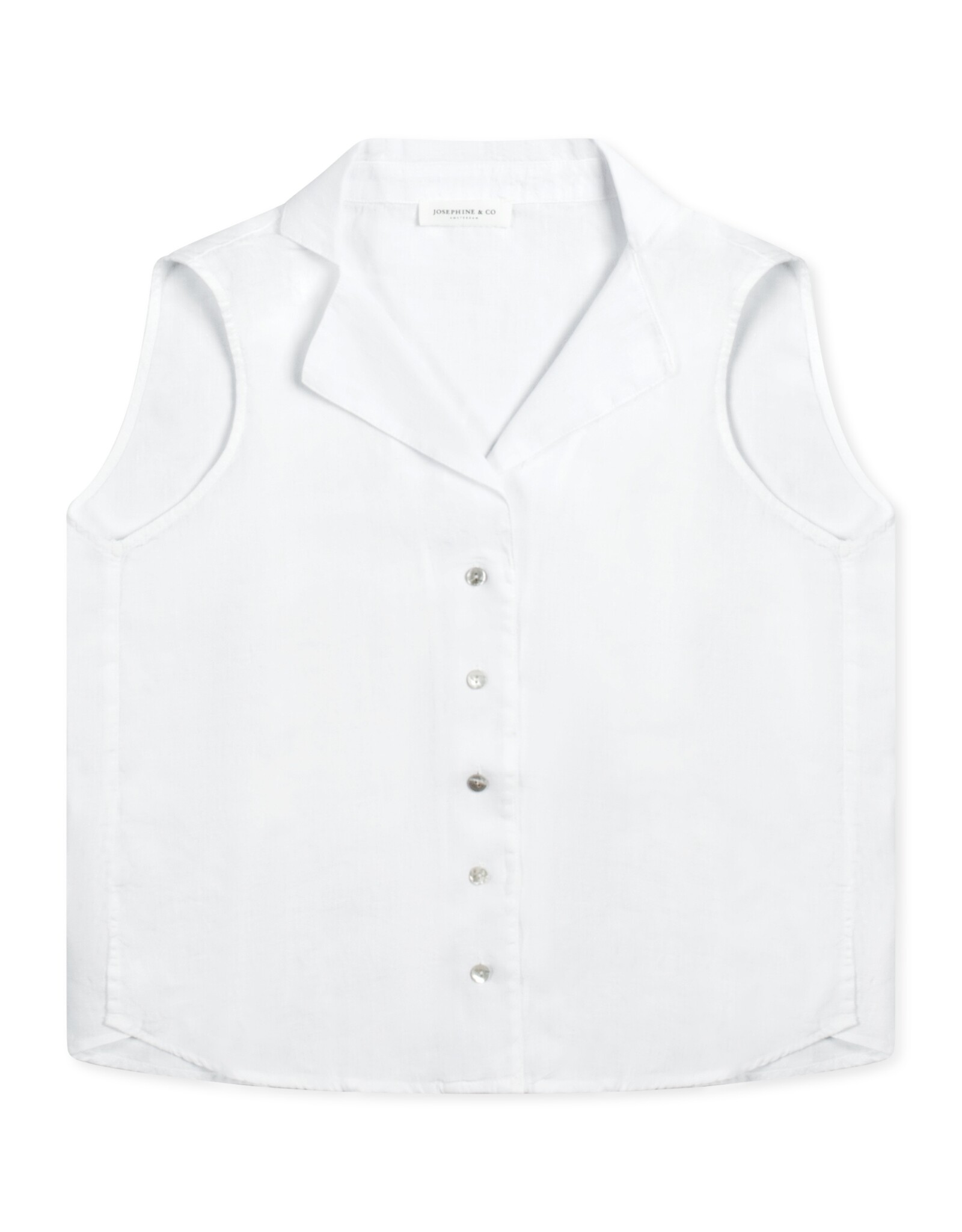 Josephine &CO Bliss Gilet/Blouse Linnen White