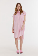 Josephine &CO Bree Doorknoop Jurk Kapmouw Gestreept Roze