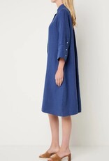 Josephine &CO Bailyn Overhemd Jurk Lang Indigo