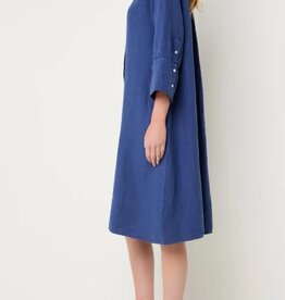 Josephine &CO Bailyn Overhemd Jurk Lang Indigo