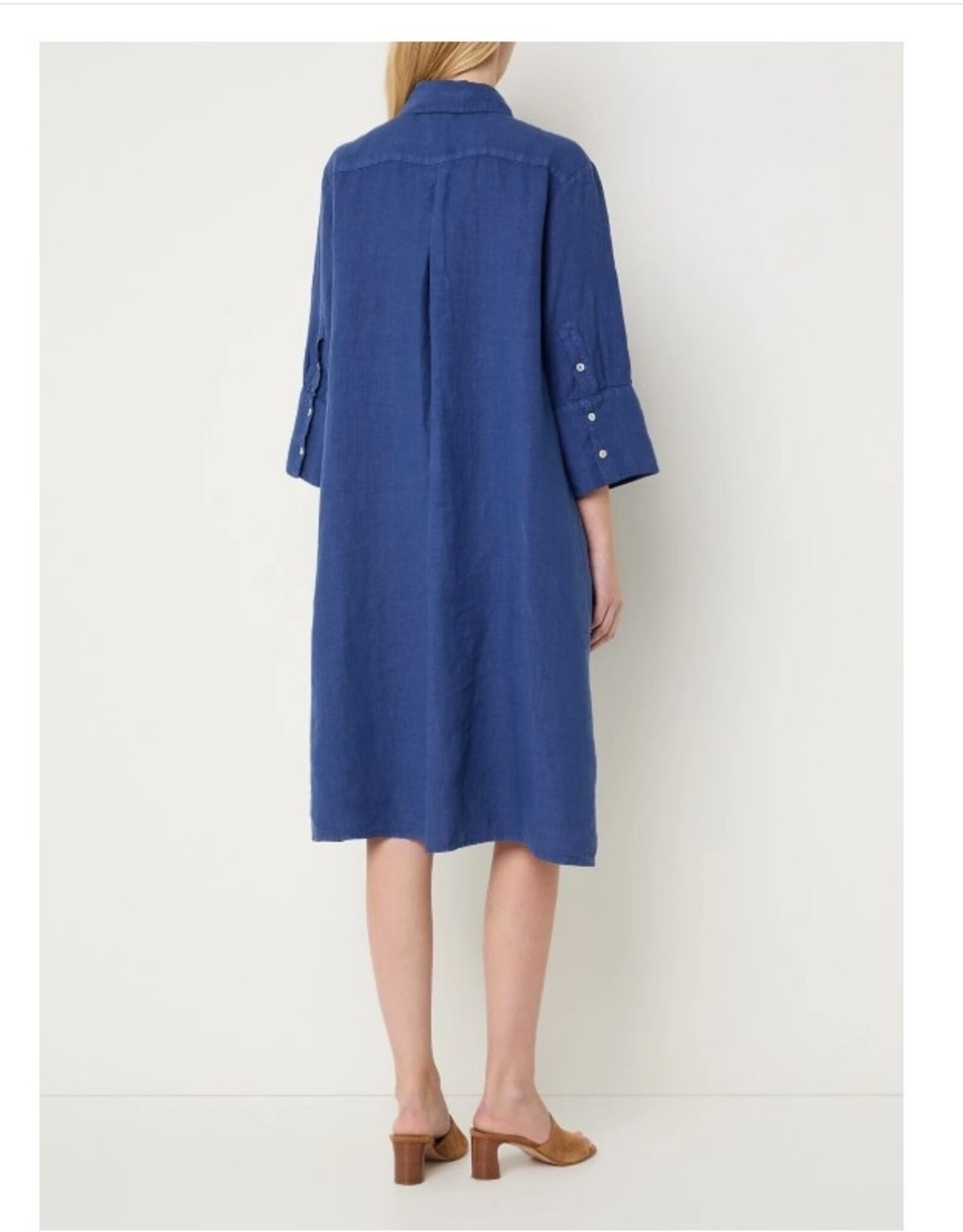 Josephine &CO Bailyn Overhemd Jurk Lang Indigo