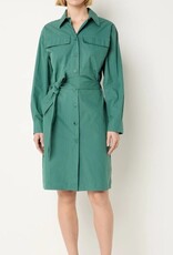 Josephine &CO Brien Overhemd Jurk Dark Green