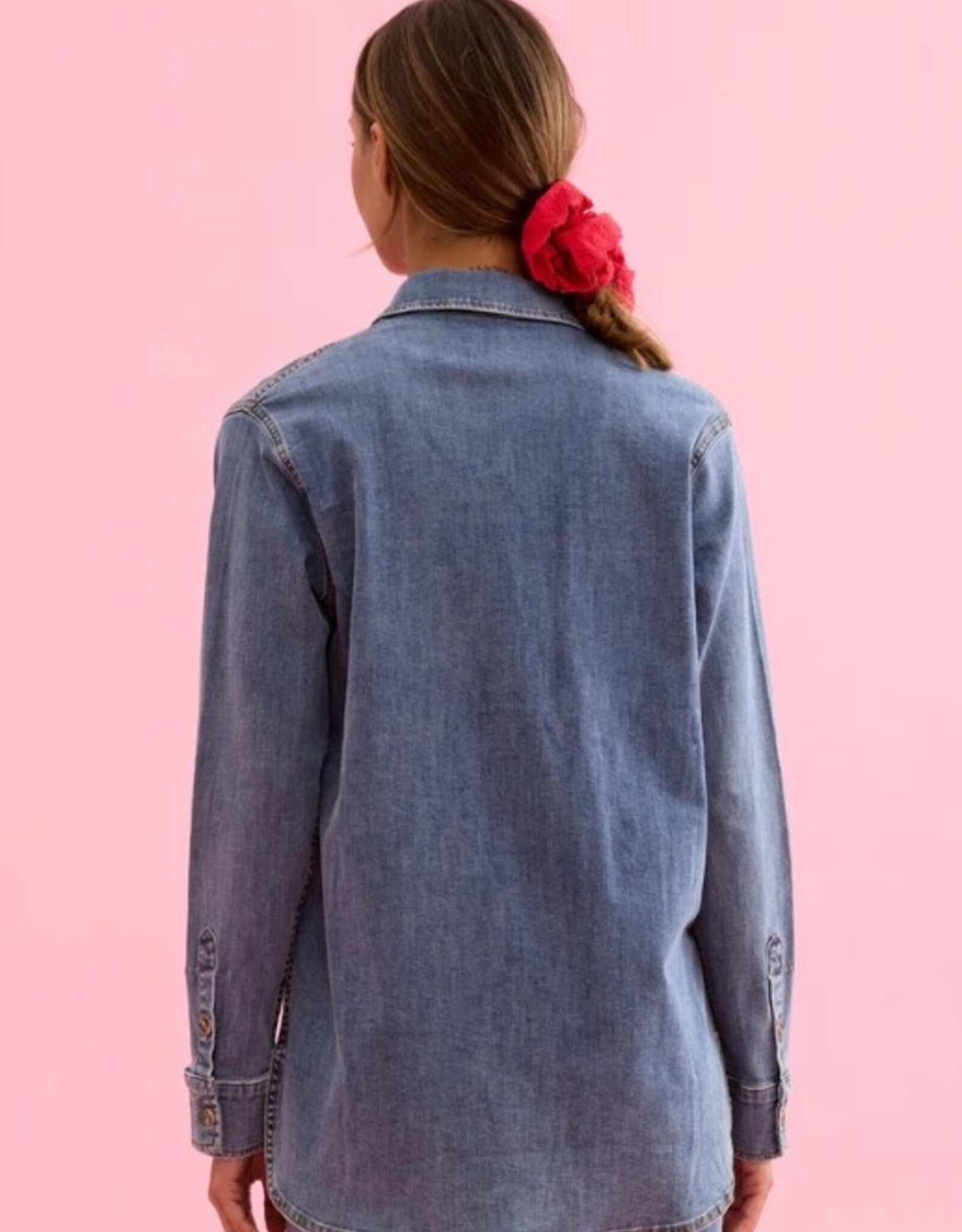 Leo&Ugo Blouse Jeans Blue