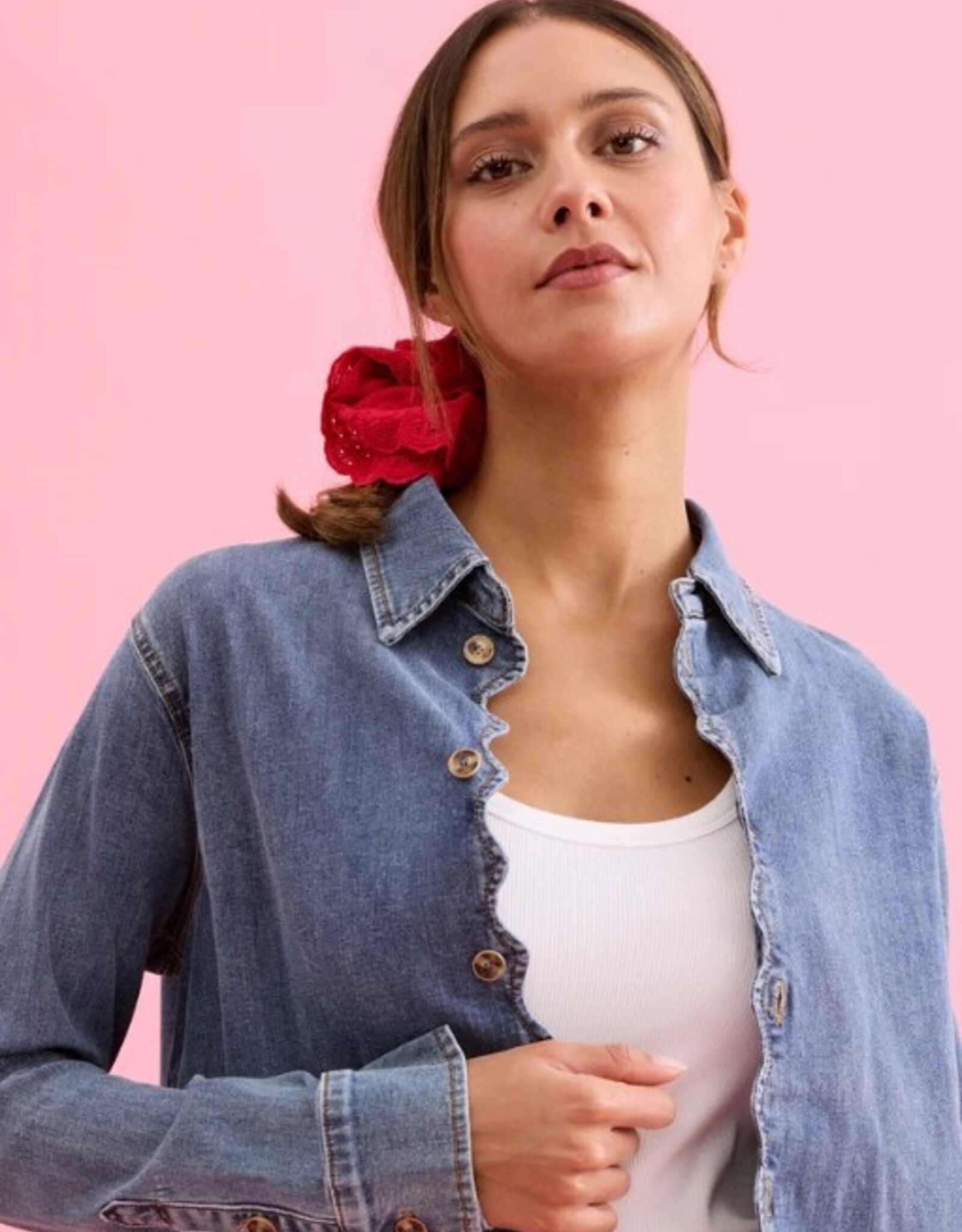 Leo&Ugo Blouse Jeans Blue