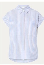 Josephine &CO Barndon Blouse  Kapmouw Gestreept Blauw