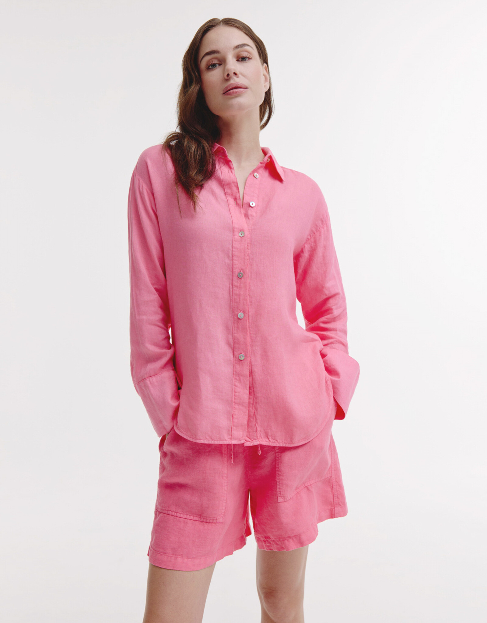 Josephine &CO Bazil Blouse Linnen Bubblegum Roze