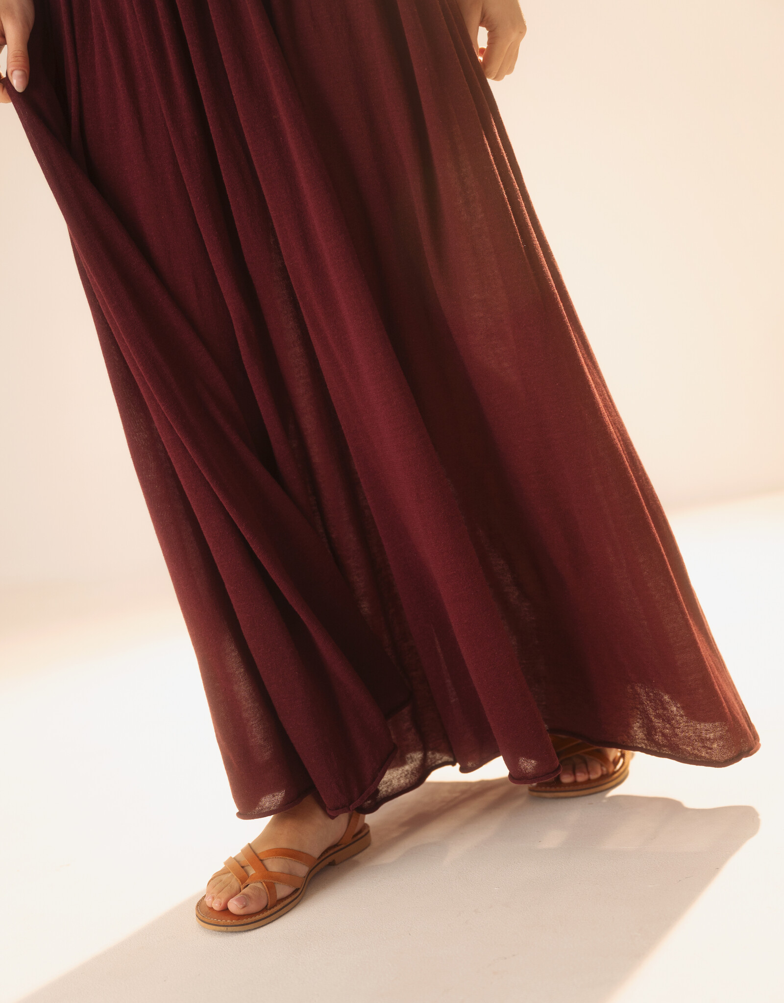 Emotions Linnen Rok Merlot