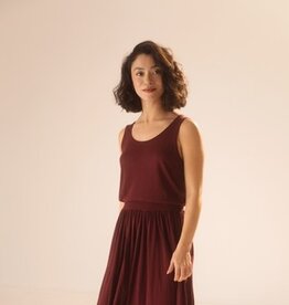 Emotions Linnen Top Merlot