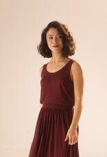 Emotions Linnen Top Merlot