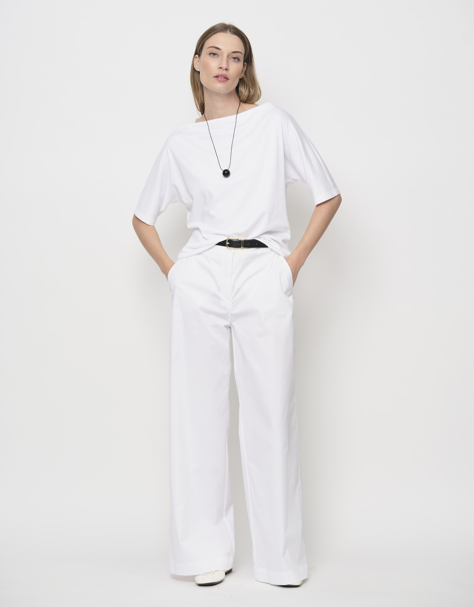 LaSalle T-Shirt Boothals White