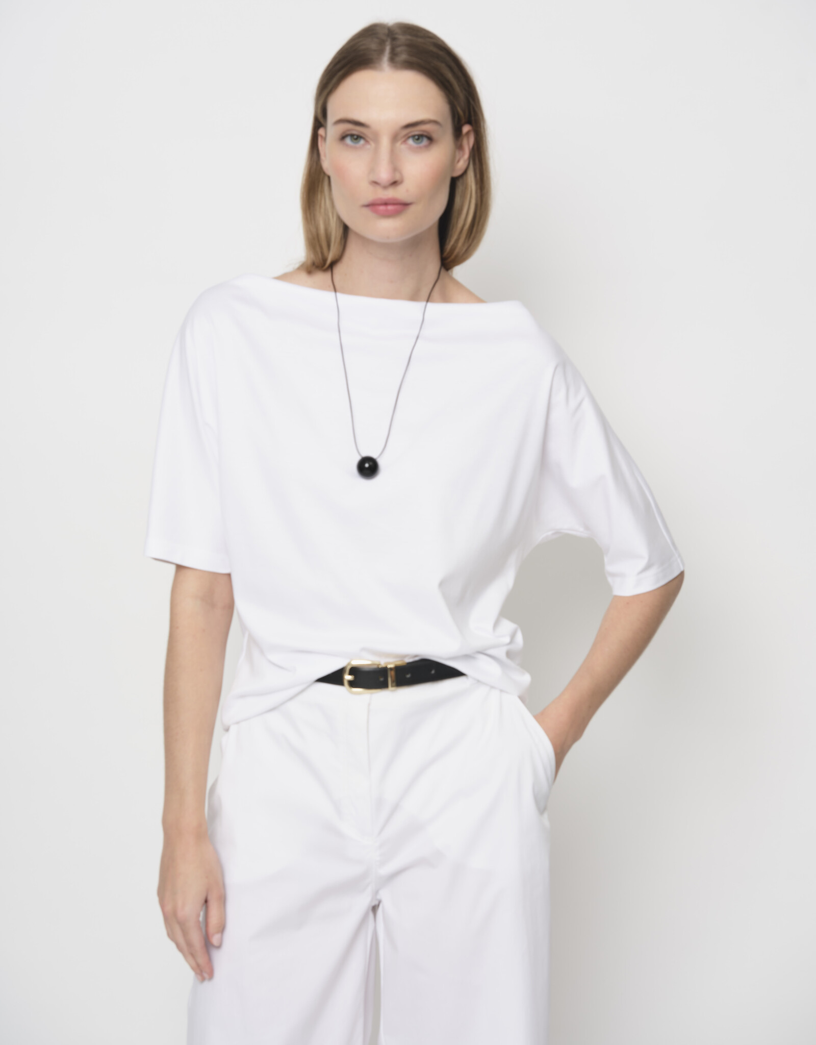 LaSalle T-Shirt Boothals White