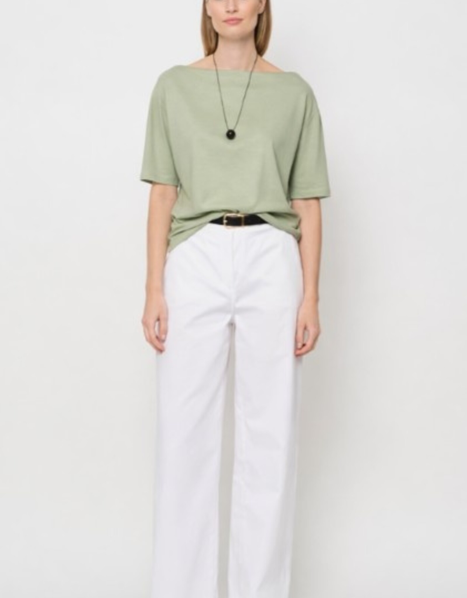 LaSalle T-Shirt Boothals Sage