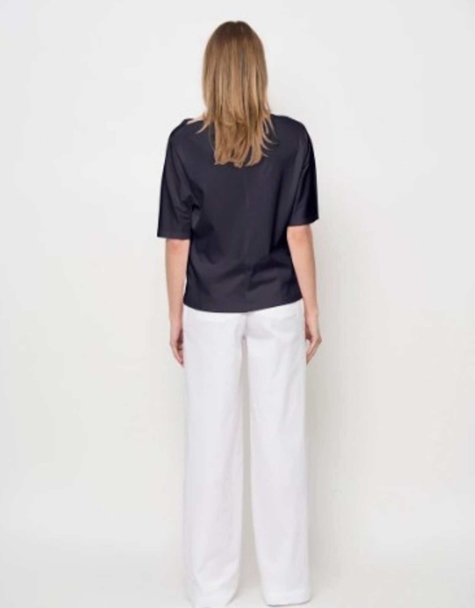 LaSalle T-Shirt Boothals  Navy