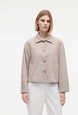 Studio AR Blazer Elaine Goat Suede Smoke Grey