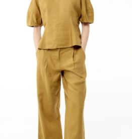 JcSophie Pantalon Merryl Linnen Oker
