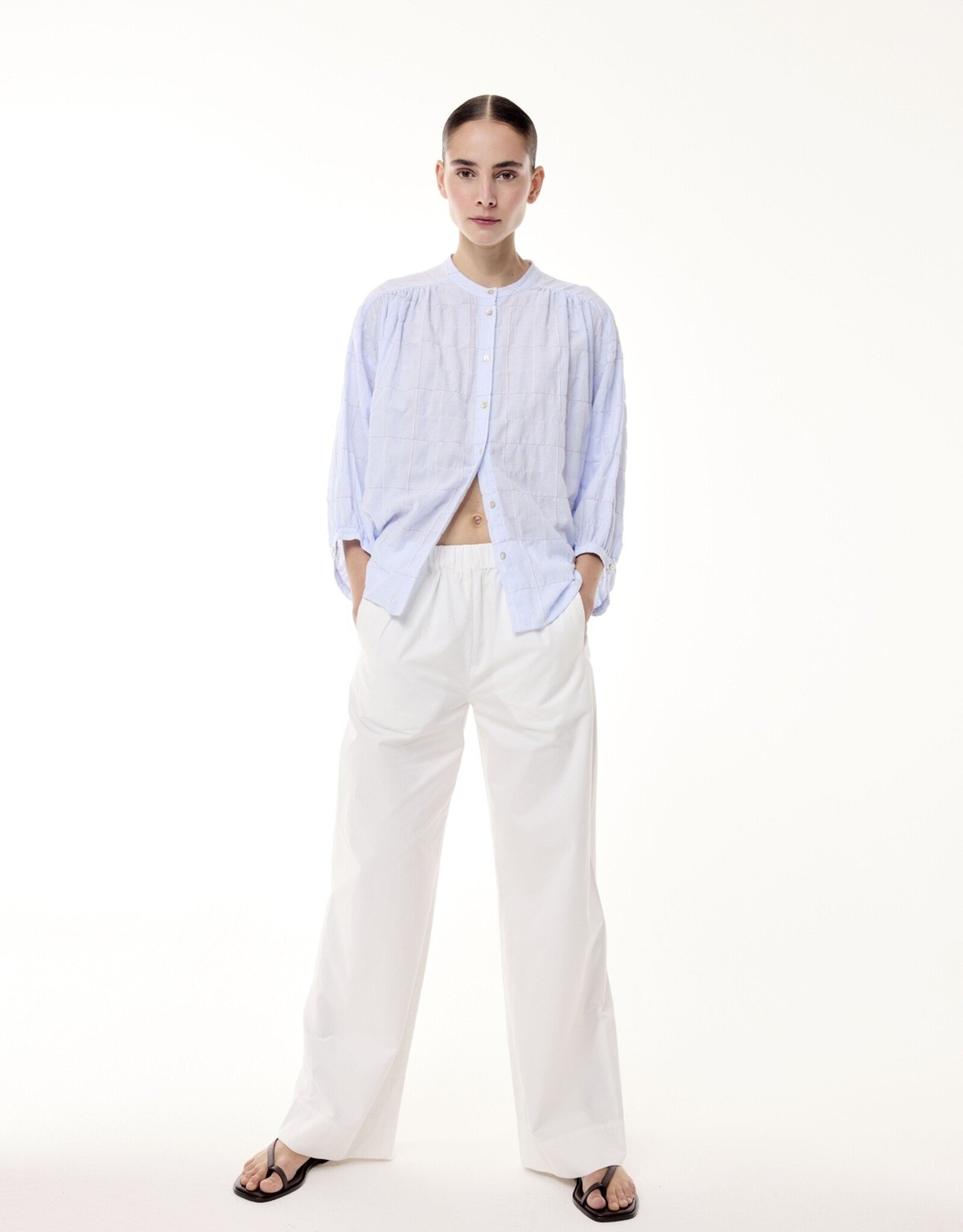 JcSophie Pantalon Malva Katoen Off White