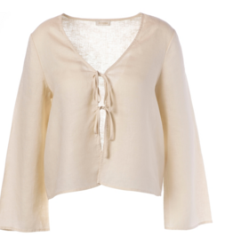 JcSophie Blouse Mandy Linnen Light Sand