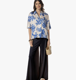 JapanTKY Kuzi Navy Wijde Pantalon