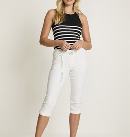 Para MI Grace Capri Color Denim White