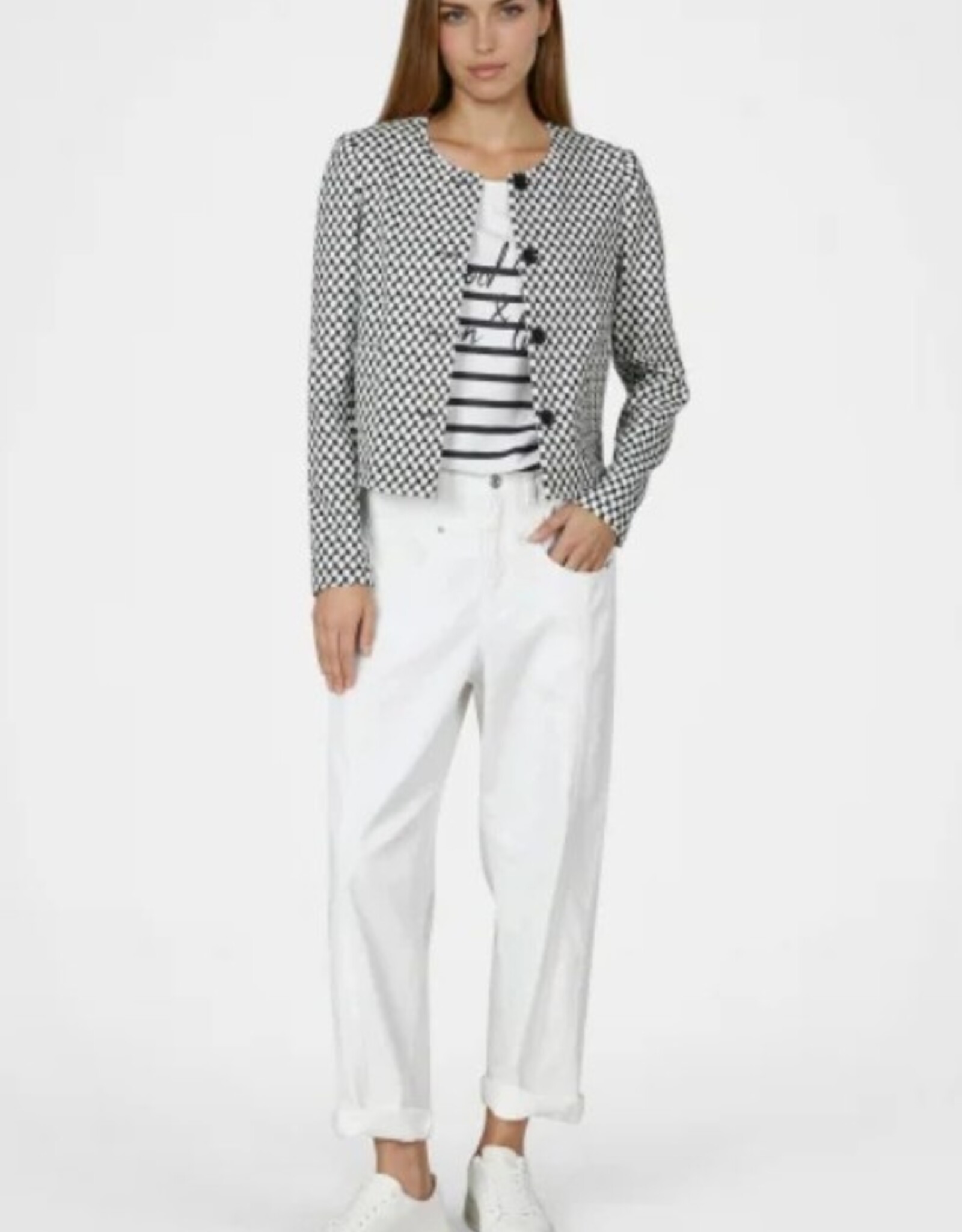 Marc Aurel Jasje Zwart/Wit Jacquard